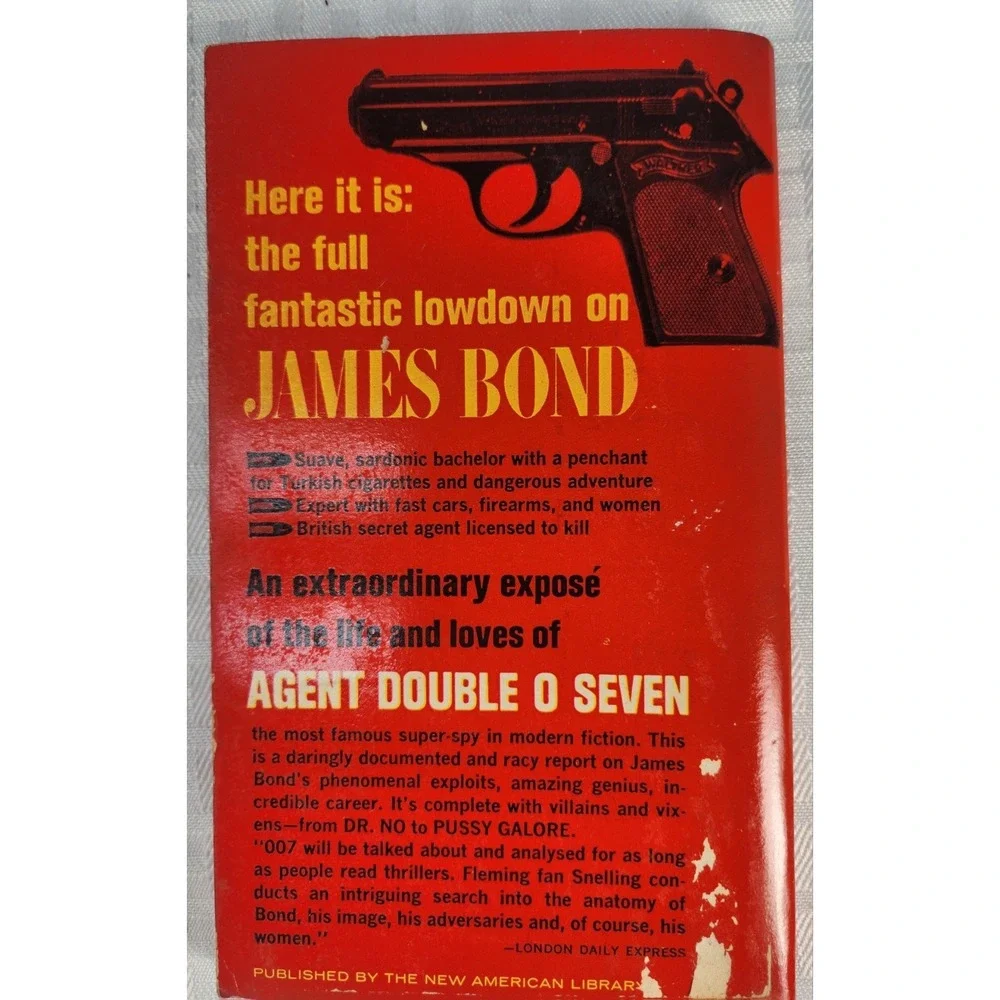 007 James Bond A Report Espionage Thriller Paperback Book O.F. Snelling 1964